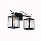 black metal pendant light